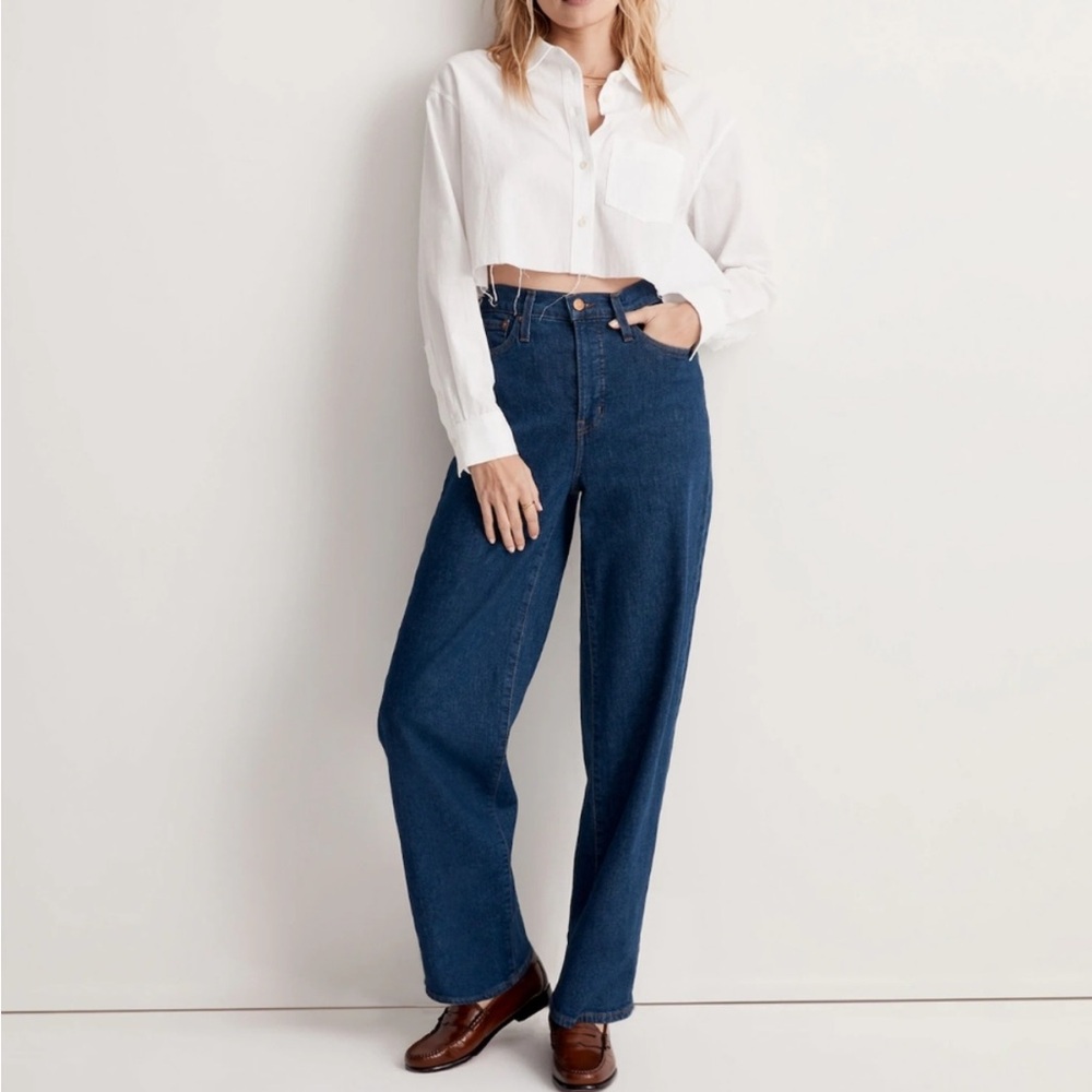 Madewell The Perfect Vintage Wide-Leg Jean Fairdale 25P